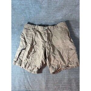 Robert Graham Cargo Shorts Men's Size 36 Khaki Casual Preppy Y2K
